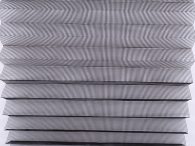 There is a piece pleated insect screen mesh which is stretched to show the details.