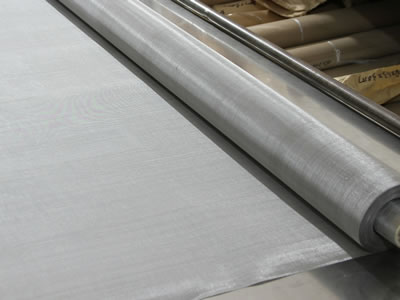 This is a roll of stainless steel mesh.